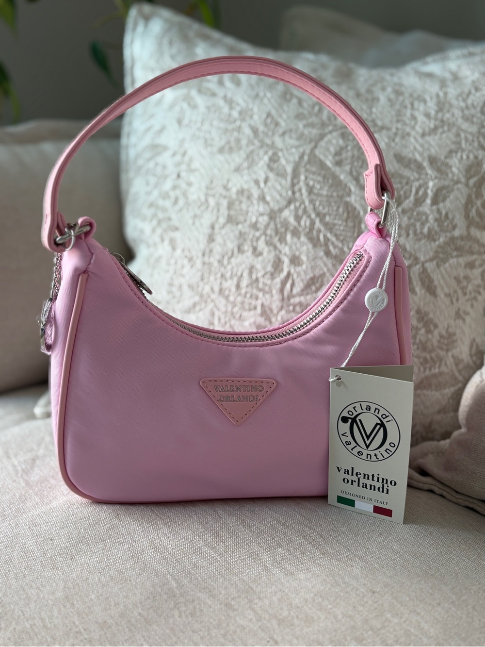 Valentino Orlandi Light Pink Mini Shoulder Bag